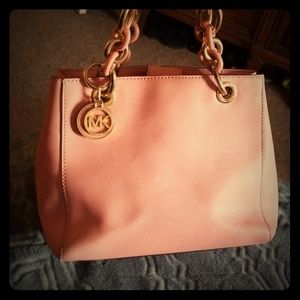 MK light pink purse